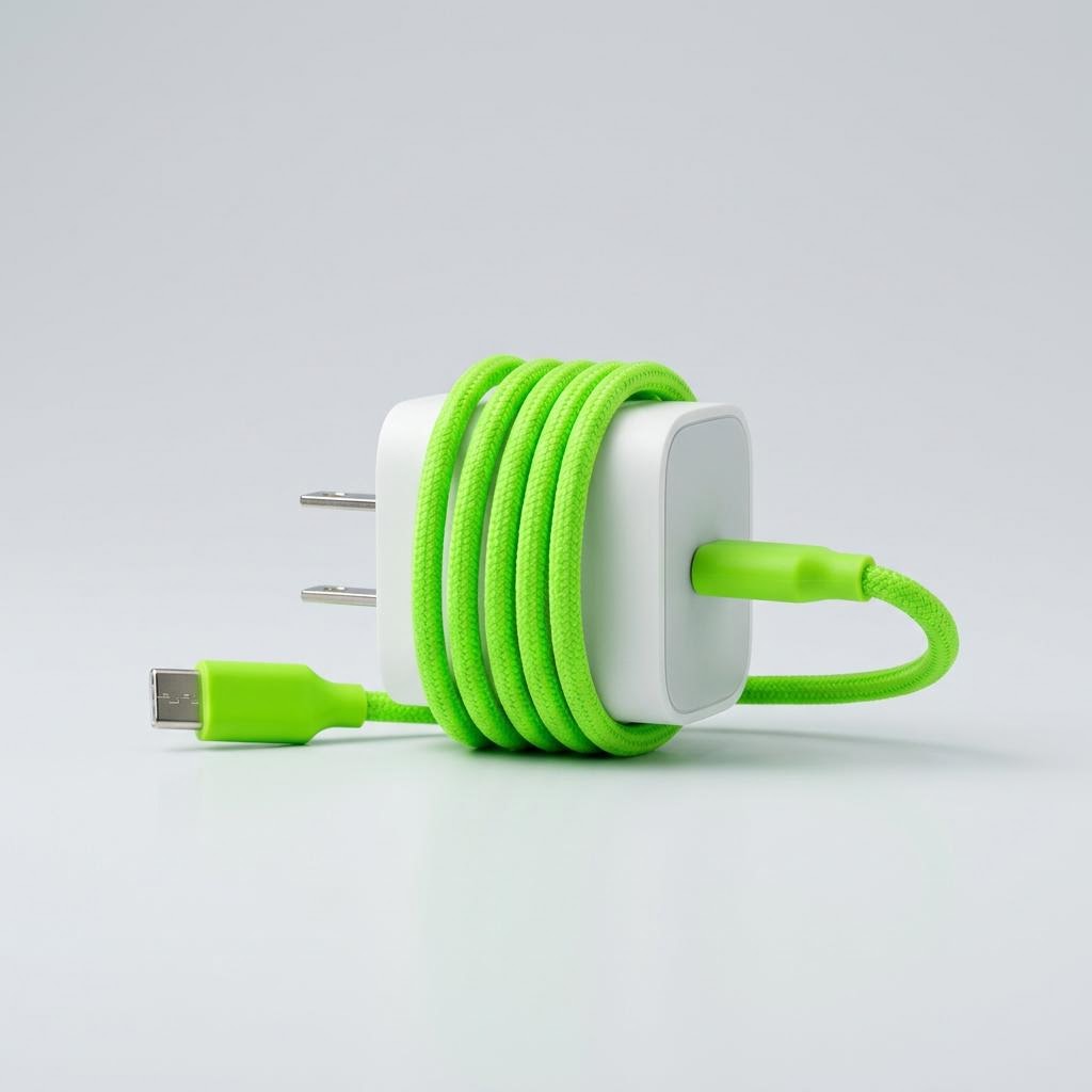 ttec SmartCharger GaN 45W AVS PD Şarj Aleti + USB-C 3A Kablo Neon